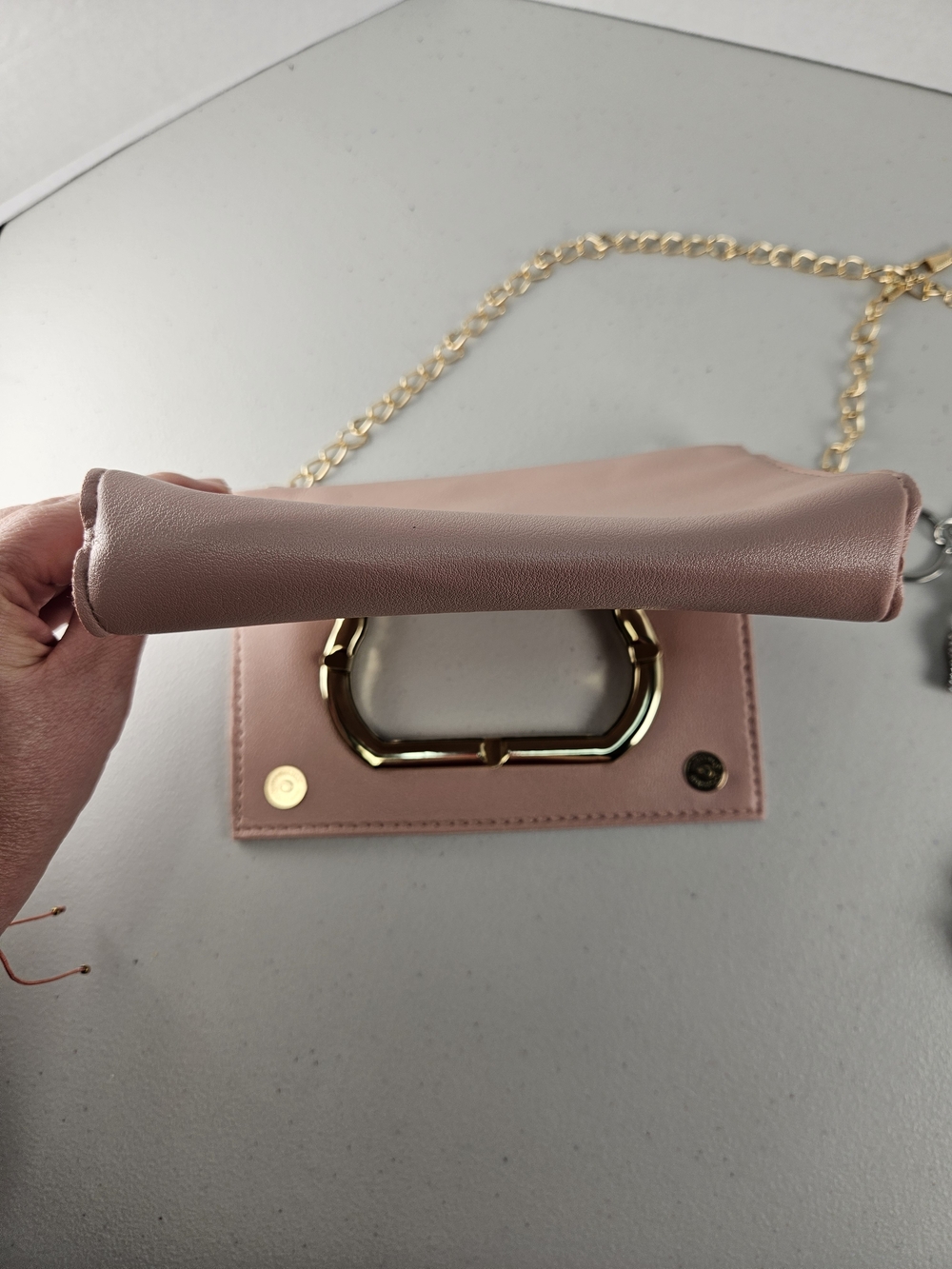 Crazy Cat Lady Bubdle Pink Cat-Handle Crossbody, Cat Bag Charm, Cat Face Mask - Picture 9 of 14